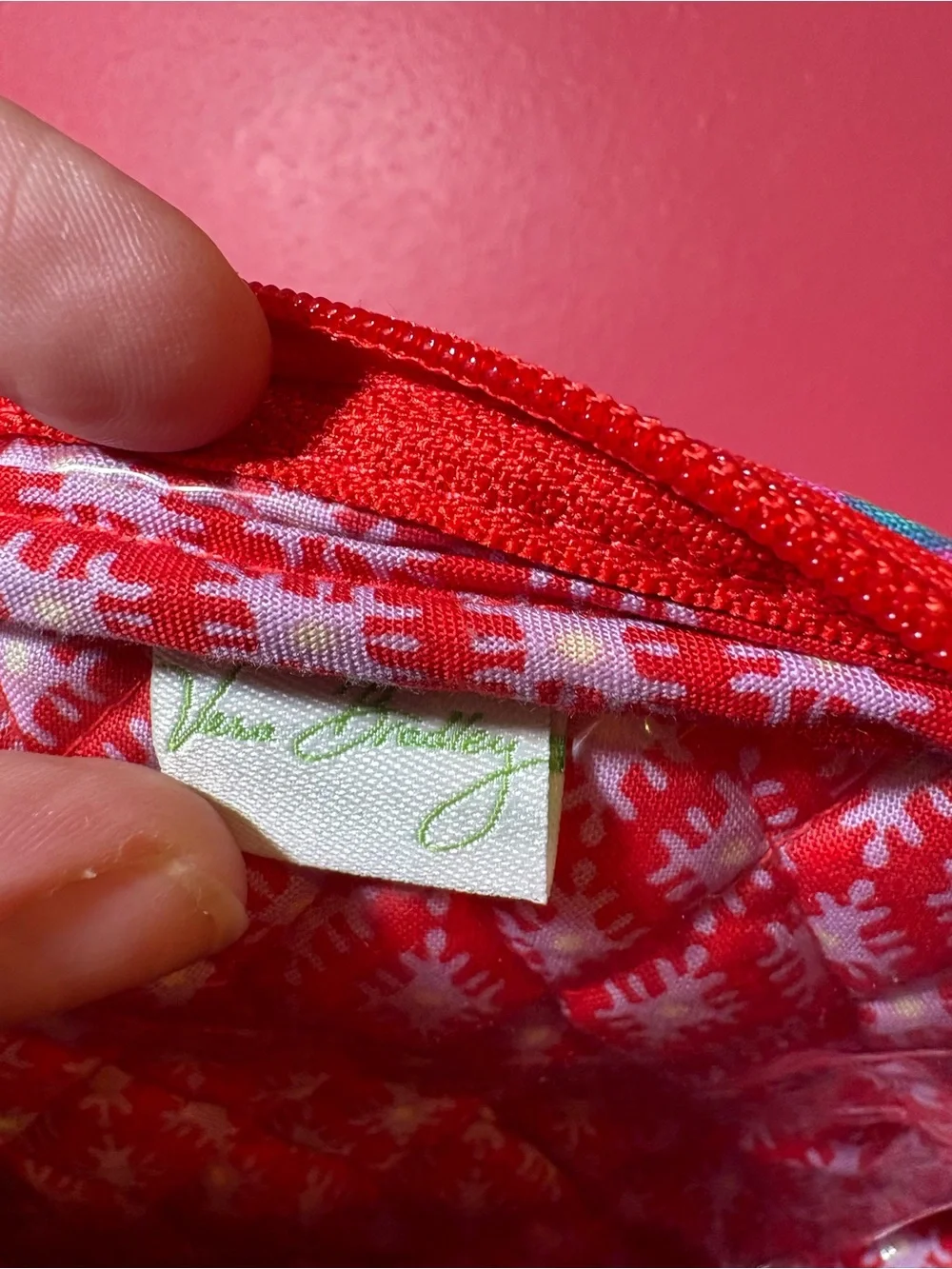 Vera Bradley Multicolor Small Zip Quilted Cosmetic Case Paisley in Paradise NWT